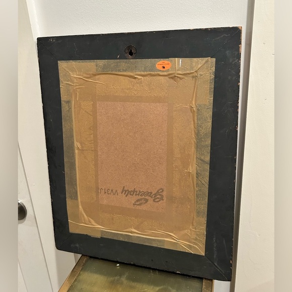 Traditional Indian Couple Dancing Painting On Wooden Frame - Picture 3 of 5